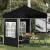 Cort de Petrecere Pop-up Negru 195 x 195 x 245 cm GartenMobel Dekor