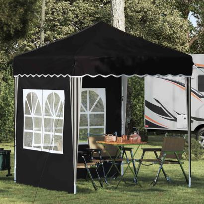Cort de Petrecere Pop-up Negru 195 x 195 x 245 cm GartenMobel Dekor