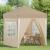 Cort de Petrecere Pop-up Crem 195 x 195 x 245 cm GartenMobel Dekor