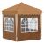 Cort de Petrecere Pop-up Bej 195 x 195 x 245 cm Material Oxford GartenMobel Dekor