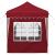 Cort de Petrecere Pop-up Burgundy 195 x 195 x 245 cm GartenMobel Dekor