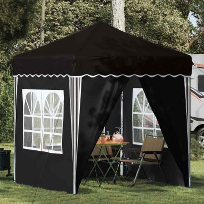 Cort de Petrecere Pop-up Negru 195 x 195 x 245 cm GartenMobel Dekor