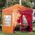 Cort de Petrecere Pop-up Portocaliu 195 x 195 x 245 cm GartenMobel Dekor