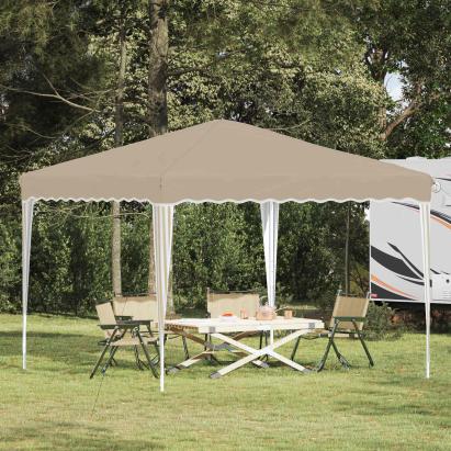 Cort de Petrecere Pop-up Crem 288 x 288 x 245 cm GartenMobel Dekor