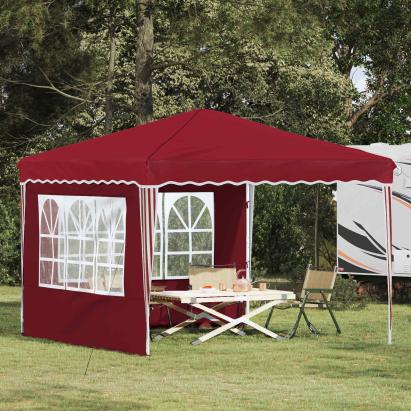 Cort de Petrecere Pop-up Burgundy 288 x 288 x 245 cm GartenMobel Dekor