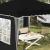 Cort de Petrecere Pop-up Negru 288 x 288 x 245 cm GartenMobel Dekor