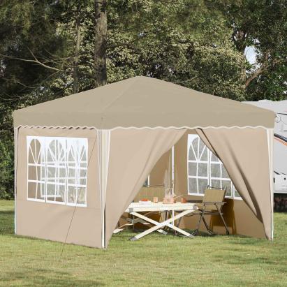 Cort de Petrecere Pop-up Crem 288 x 288 x 245 cm GartenMobel Dekor