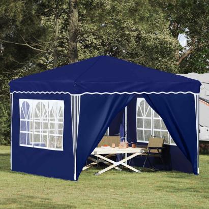 Cort de Petrecere Pop-up albastru 288 x 288 x 245 cm GartenMobel Dekor