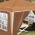 Cort de Petrecere Pop-up Bej 288 x 288 x 245 cm Material Oxford GartenMobel Dekor