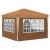 Cort de Petrecere Pop-up Bej 288 x 288 x 245 cm Material Oxford GartenMobel Dekor