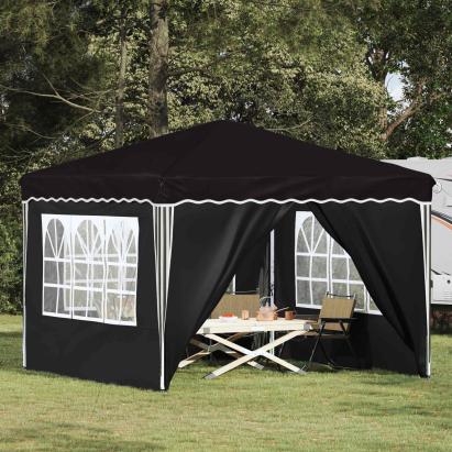 Cort de Petrecere Pop-up Negru 288 x 288 x 245 cm GartenMobel Dekor