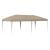 Cort de Petrecere Pop-up 575 x 290 x 245 cm Crem GartenMobel Dekor
