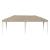 Cort de Petrecere Pop-up 575 x 290 x 245 cm Crem GartenMobel Dekor