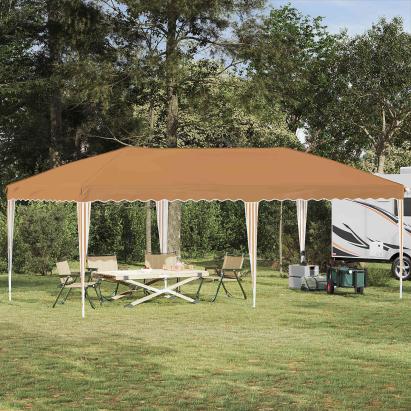 Cort de Petrecere Pop-up 575 x 290 x 245 cm Bej GartenMobel Dekor