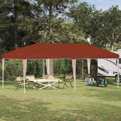 Cort de Petrecere Pop-up 575 x 290 x 245 cm Terracota GartenMobel Dekor