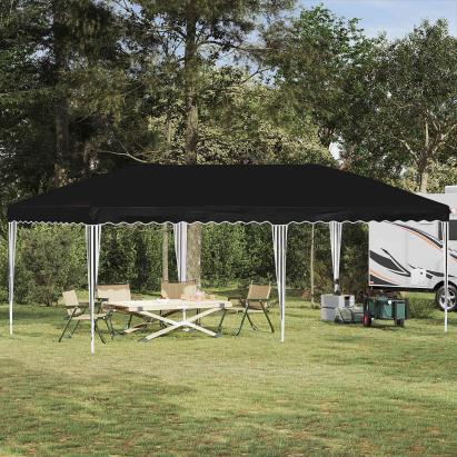 Cort de Petrecere Pop-up 575 x 290 x 245 cm Negru GartenMobel Dekor