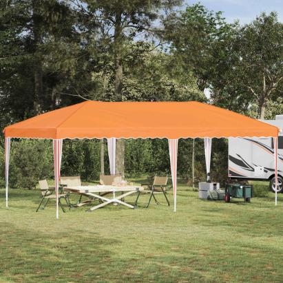 Cort de Petrecere Pop-up 575 x 290 x 245 cm Portocaliu GartenMobel Dekor