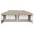 Cort de Petrecere Pop-up 575 x 289 x 245 cm Crem GartenMobel Dekor