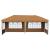 Cort de Petrecere Pop-up 575 x 289 x 245 cm Bej GartenMobel Dekor