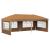 Cort de Petrecere Pop-up 575 x 289 x 245 cm Bej GartenMobel Dekor