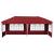 Cort de Petrecere Pop-up 575 x 289 x 245 cm Burgundy GartenMobel Dekor
