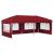 Cort de Petrecere Pop-up 575 x 289 x 245 cm Burgundy GartenMobel Dekor