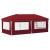 Cort de Petrecere Pop-up 575 x 289 x 245 cm Burgundy GartenMobel Dekor