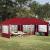 Cort de Petrecere Pop-up 575 x 289 x 245 cm Burgundy GartenMobel Dekor