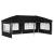 Cort de Petrecere Pop-up 575 x 289 x 245 cm Negru GartenMobel Dekor