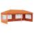 Cort de Petrecere Pop-up 575 x 289 x 245 cm Portocaliu GartenMobel Dekor