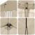 Cort de Petrecere Pop-up 575 x 288 x 245 cm Crem GartenMobel Dekor