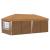 Cort de Petrecere Pop-up 575 x 288 x 245 cm Bej GartenMobel Dekor