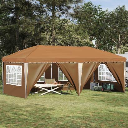 Cort de Petrecere Pop-up 575 x 288 x 245 cm Bej GartenMobel Dekor