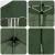 Cort de Petrecere Pop-up 575 x 288 x 245 cm Verde GartenMobel Dekor