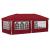 Cort de Petrecere Pop-up 575 x 288 x 245 cm Burgundy GartenMobel Dekor