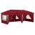 Cort de Petrecere Pop-up 575 x 288 x 245 cm Burgundy GartenMobel Dekor