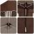 Cort de Petrecere Pop-up 575 x 288 x 245 cm Maro GartenMobel Dekor