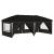 Cort de Petrecere Pop-up 575 x 288 x 245 cm Negru GartenMobel Dekor