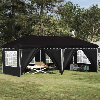 Cort de Petrecere Pop-up 575 x 288 x 245 cm Negru GartenMobel Dekor