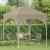 Cort de Petrecere Pop-up 194 x 194 x 245 cm Crem GartenMobel Dekor