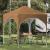 Cort de Petrecere Pop-up 194 x 194 x 245 cm Bej GartenMobel Dekor
