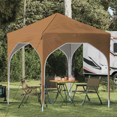 Cort de Petrecere Pop-up 194 x 194 x 245 cm Bej GartenMobel Dekor