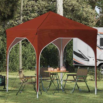 Cort de Petrecere Pop-up 194 x 194 x 245 cm Terracota GartenMobel Dekor