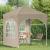 Cort de Petrecere Pop-up 192 x 192 x 245 cm Crem GartenMobel Dekor