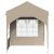 Cort de Petrecere Pop-up 192 x 192 x 245 cm Crem GartenMobel Dekor