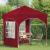 Cort de Petrecere Pop-up 192 x 192 x 245 cm Burgundy GartenMobel Dekor