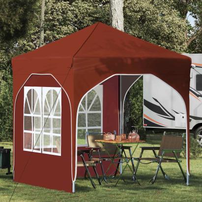 Cort de Petrecere Pop-up 192 x 192 x 245 cm Terracota GartenMobel Dekor
