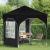 Cort de Petrecere Pop-up 192 x 192 x 245 cm Negru GartenMobel Dekor