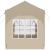 Cort de Petrecere Pop-up 192 x 192 x 245 cm Crem GartenMobel Dekor