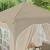 Cort de Petrecere Pop-up 192 x 192 x 245 cm Crem GartenMobel Dekor